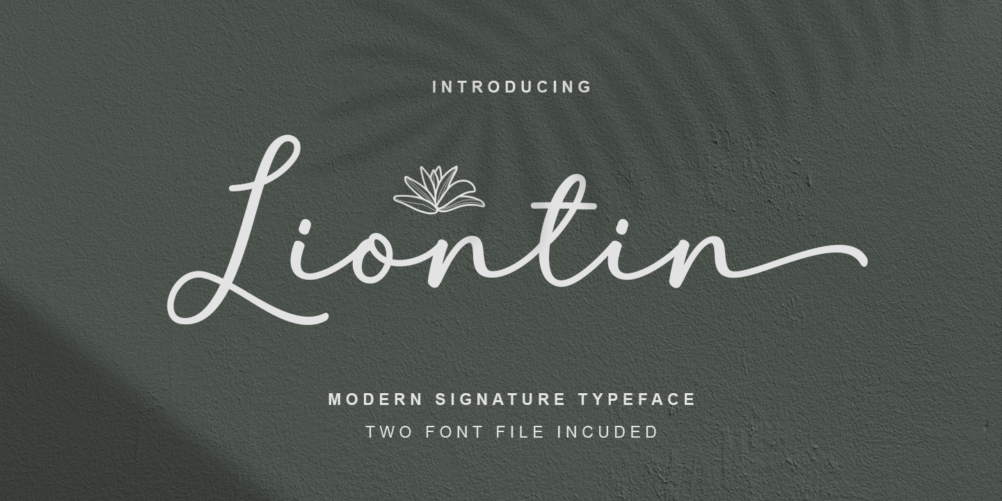 フォント Liontin